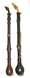 2 historische clarinettes d'amore