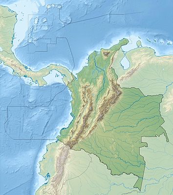 Location map Κολομβία