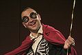 Cory Doctorow als Blogger verkleidet auf der eTech 2007; in Anlehnung an den Comic „Blagofaire“[33]