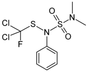 Structuurformule van dichlofluanide