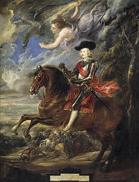 Kardinalinfant Ferdinand von Spanien in der Schlacht von Nördlingen, Gemälde von Peter Paul Rubens, Museo del Prado