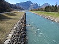 Aufweitung des Kanals bei Tschachen