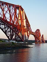 Forth Bridge seen from Fife