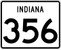 State Road 356 marker