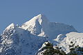 Mount Alfred seen from the inlet.