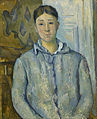 Paul Cézanne, Madame Cézanne in Blue, 1890