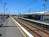 Southbound view from Aspendale platform 1 facing towards platform 2