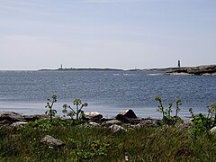 Two local Torungene lighthouses that inspired the coat of arms