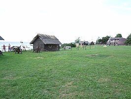 Openluchtmuseum in het dorp Pringi