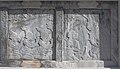 Ramakien-Reliefs am Kampheng Kaeo des Ubosot