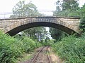 Brücke über der Bahnstrecke Bünde-Bassum am Haltepunkt „Neue Mühle“