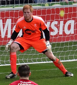 Bogdán in het shirt van Bolton in 2013