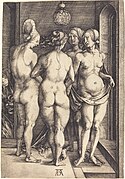 The Four Witches, Dürer, 1497