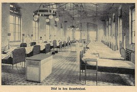 Krankensaal um 1910