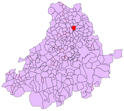 Cabizuela within Ávila province