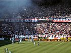 Ligue-1-Atmosphäre im Prinzenparkstadion bei einem Spiel Paris SG gegen SM Caen im Jahr 2004