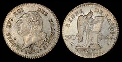 1791-A 30 Sols