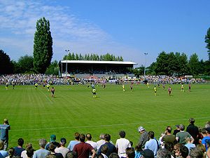 Die Haupttribüne des Stadions Hoheluft (August 2007)