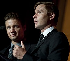 Jeremy Renner és Brian Geraghty (ketten a film főszereplői közül)