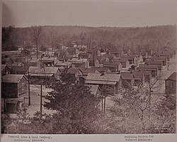 Workers' housing at the Kellerman mines