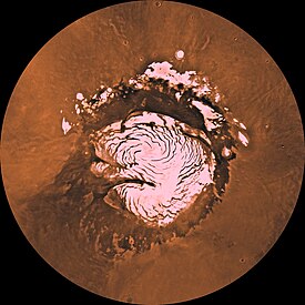 Mars's northern icecap