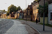 Latgales Street, the main thoroughfare