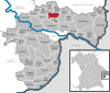 Lage der Gemeinde Neukirchen vorm Wald im Landkreis Passau