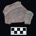 An olive jar sherd found at Nixtun Chʼichʼ