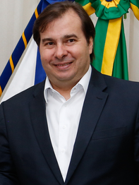 Former President of the Chamber Rodrigo Maia from Santiago