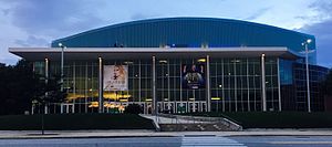 Die SNHU Arena in Manchester im August 2016