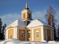 Ylikiiminki Church, built in 1786.