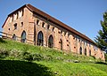 Klosteranlage mit östlichem Klosterflügel und Scheune (Turnhalle)