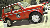 Lada Niva used by the Soviet Antarctic Expedition