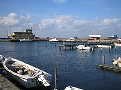 The harbour in Barsebäckshamn