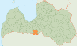 Bauska – Mappa