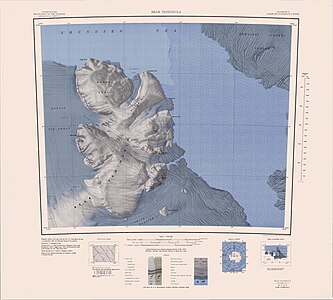 Dotson Ice Shelf in west of map