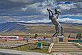 Pferdestatue in Cerro Castillo