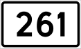 County Road 261 shield