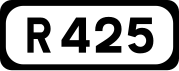 R425 road shield}}