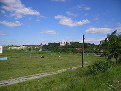 Klevany látképe a Blahoviscsennaja-templommal