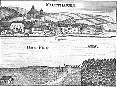 Pragstein um 1674. Stich von Georg Matthäus Vischer[4]