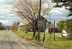 Village entrance