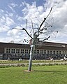 „Fürstenplatz“ aus verzinkten Stahlblechteilen von Herbert Willems (Foto 2021)