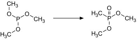 Isomerisierung von Trimethylphosphit