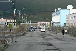 Straße in Ust-Nera (2011)