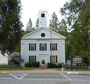 Mariposa County Courthouse in Mariposa, gelistet im NRHP Nr. 77000306[1]