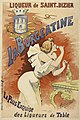 Advertising poster of La Burgeatine liqueur