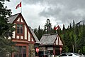 Banff Ulusal Parkının giriş istasyonu.