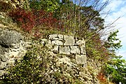 Bild 5, Mauereck der Ringmauer an der südlichen Seite (September 2009)