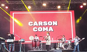 Carson Coma performing at SZIN Festival 2022